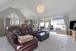 Open plan first floor kitchen/dining/living area- click for photo gallery